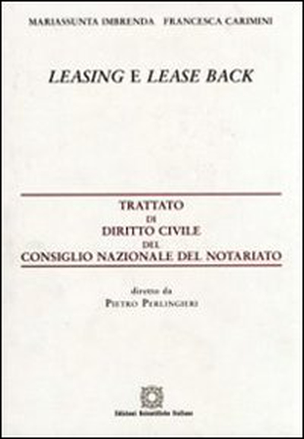 Leasing e lease back - Librerie.coop Leasing e lease back - Librerie.coop