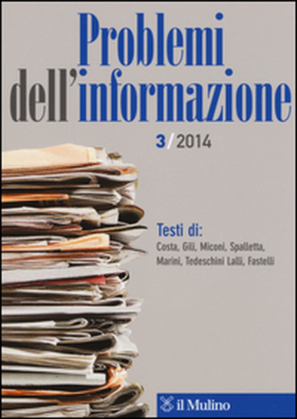 Problemi dell'informazione - Vol. 3 - Librerie.coop Problemi dell'informazione - Vol. 3 - Librerie.coop