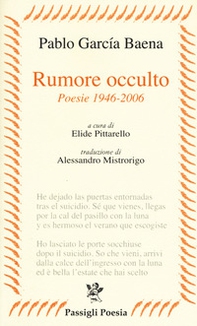 Rumore occulto. Poesie 1946-2006 - Librerie.coop
