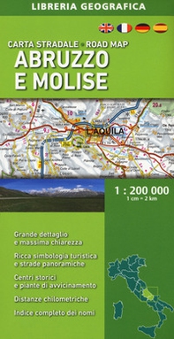 Abruzzo e Molise 1:200.000 - Librerie.coop
