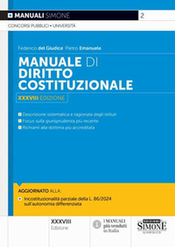 Manuale di diritto costituzionale - Librerie.coop Manuale di diritto costituzionale - Librerie.coop