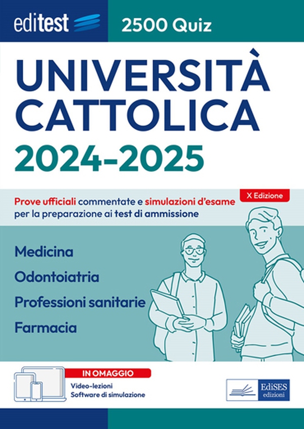 EBOOK- 2500 quiz Cattolica 2024-2025 Medicina, Odontoiatria, Professioni sanitarie, Farmacia - Librerie.coop EBOOK- 2500 quiz Cattolica 2024-2025 Medicina, Odontoiatria, Professioni sanitarie, Farmacia - Librerie.coop