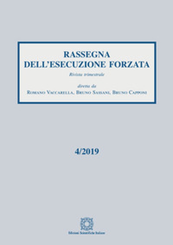 Rassegna dell'esecuzione forzata - Vol. 4 - Librerie.coop Rassegna dell'esecuzione forzata - Vol. 4 - Librerie.coop