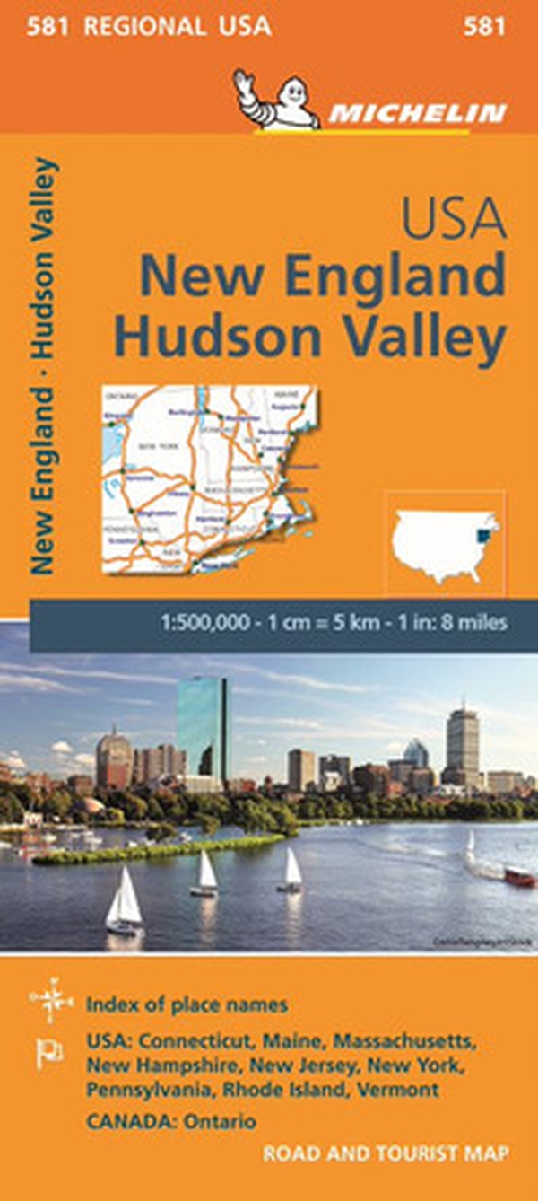 New England, Hudson Valley 1:500.000 - Librerie.coop New England, Hudson Valley 1:500.000 - Librerie.coop