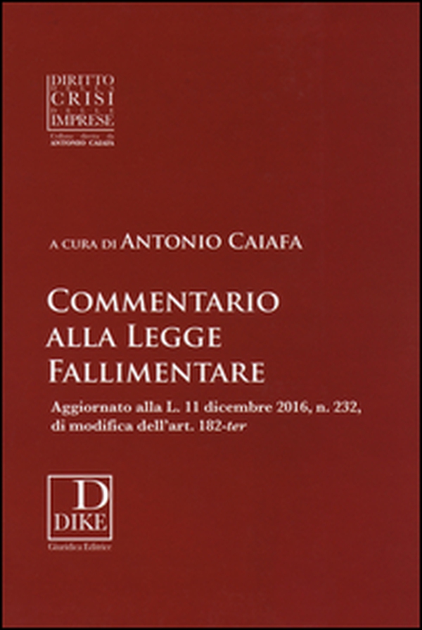 Commentario alla legge fallimentare - Librerie.coop Commentario alla legge fallimentare - Librerie.coop