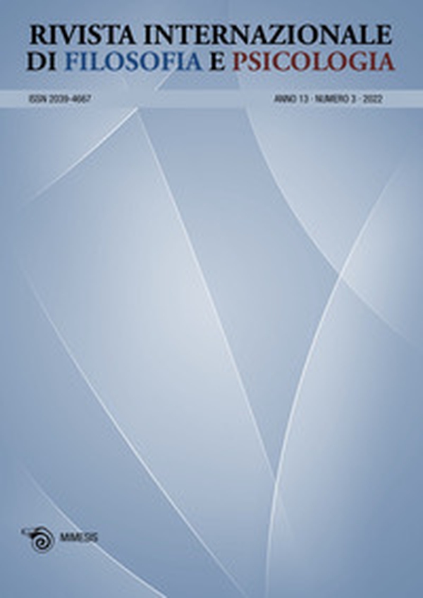 Rivista internazionale di filosofia e psicologia - Vol. 3 - Librerie.coop Rivista internazionale di filosofia e psicologia - Vol. 3 - Librerie.coop