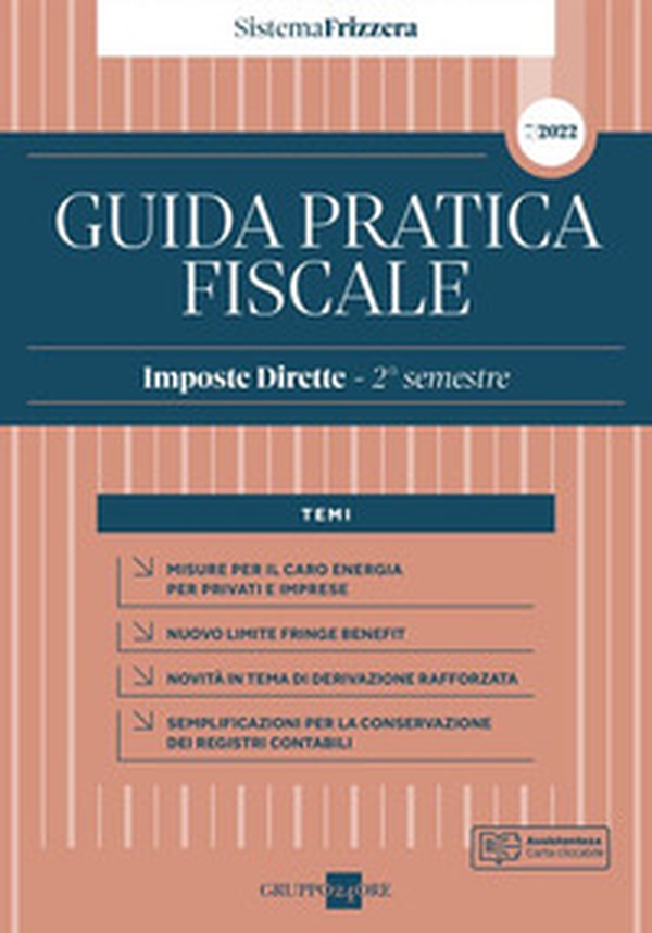 Guida pratica fiscale. Imposte dirette 2022 - Vol. 2A - Librerie.coop Guida pratica fiscale. Imposte dirette 2022 - Vol. 2A - Librerie.coop