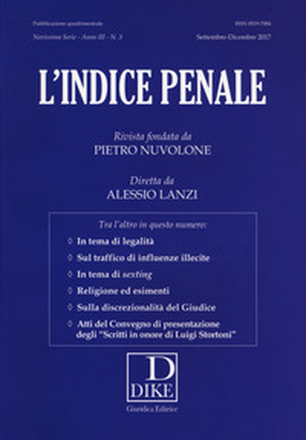 L'indice penale - Vol. 3 - Librerie.coop L'indice penale - Vol. 3 - Librerie.coop