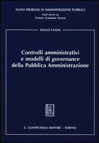 Controlli amministrativi e modelli di governance della pubblica amministrazione - Librerie.coop