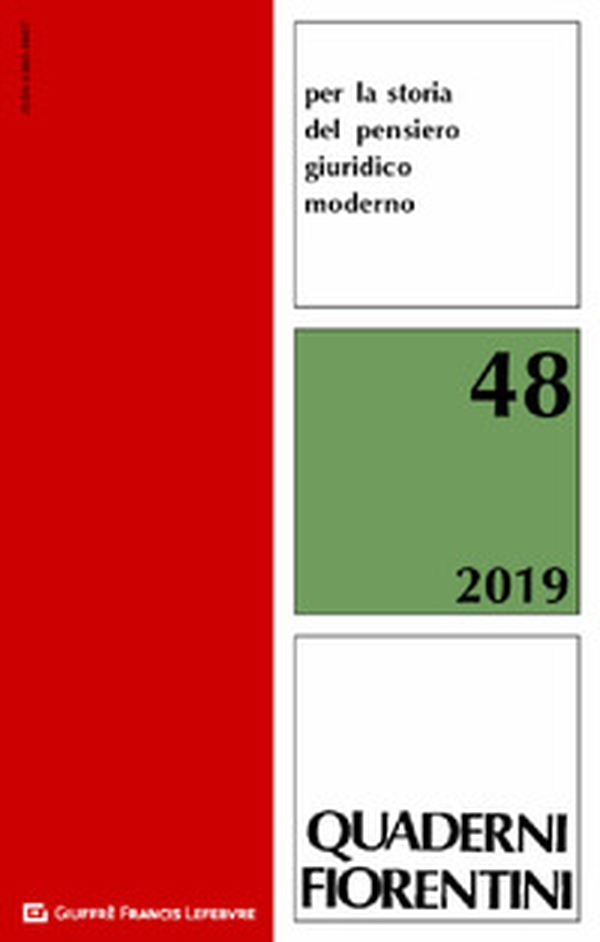 Quaderni fiorentini per la storia del pensiero giuridico moderno - Librerie.coop Quaderni fiorentini per la storia del pensiero giuridico moderno - Librerie.coop