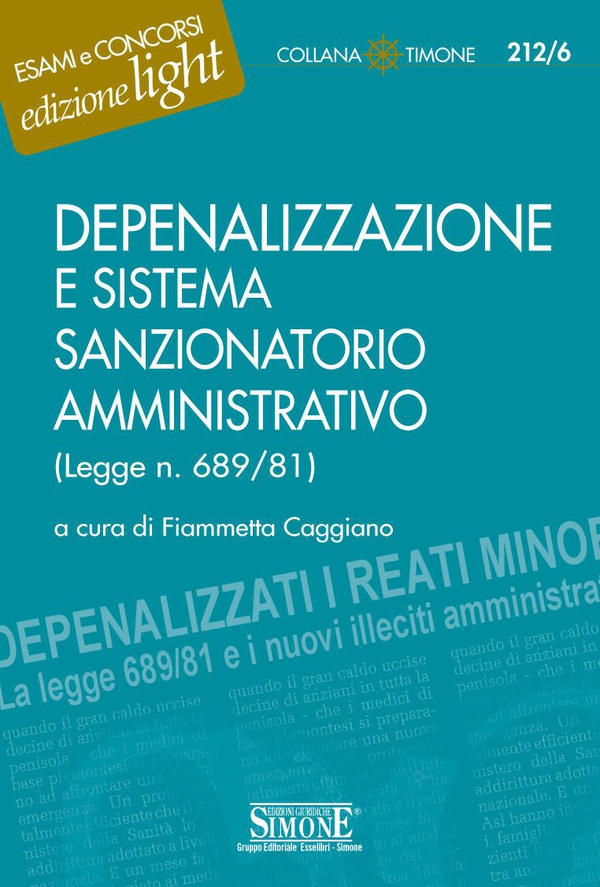 Depenalizzazione e sistema sanzionatorio amministrativo - Librerie.coop Depenalizzazione e sistema sanzionatorio amministrativo - Librerie.coop