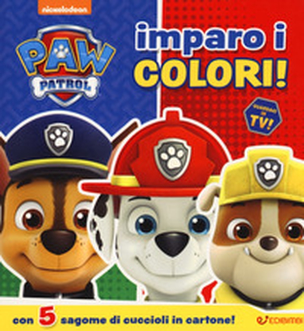 Imparo i colori! Con 5 sagome di cuccioli in cartone. Paw Patrol - Librerie.coop Imparo i colori! Con 5 sagome di cuccioli in cartone. Paw Patrol - Librerie.coop