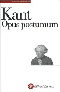 Opus postumum - Librerie.coop