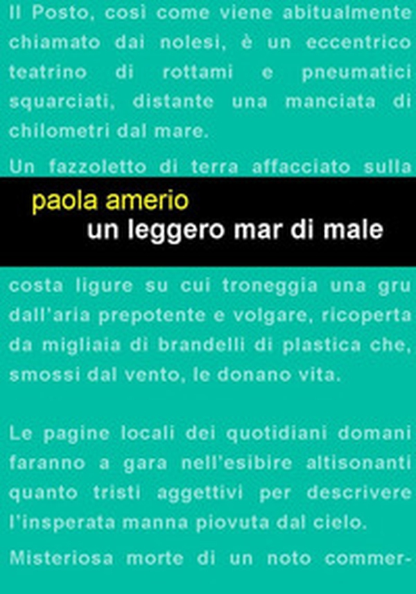 Un leggero mar di male - Librerie.coop Un leggero mar di male - Librerie.coop