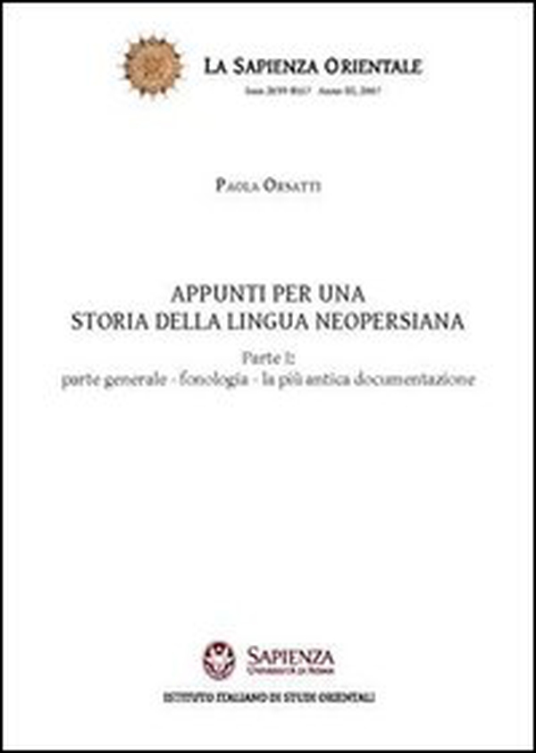 Appunti per una storia della lingua neopersiana - Librerie.coop Appunti per una storia della lingua neopersiana - Librerie.coop