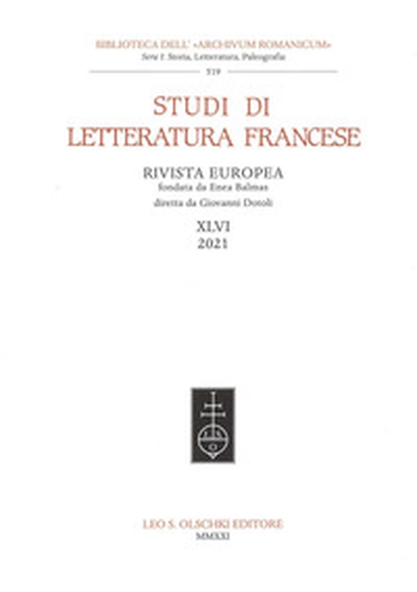 Studi di letteratura francese - Vol. 46 - Librerie.coop Studi di letteratura francese - Vol. 46 - Librerie.coop