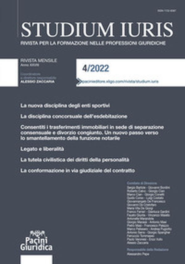 Studium iuris. Rivista per la formazione nelle professioni giuridiche - Librerie.coop Studium iuris. Rivista per la formazione nelle professioni giuridiche - Librerie.coop