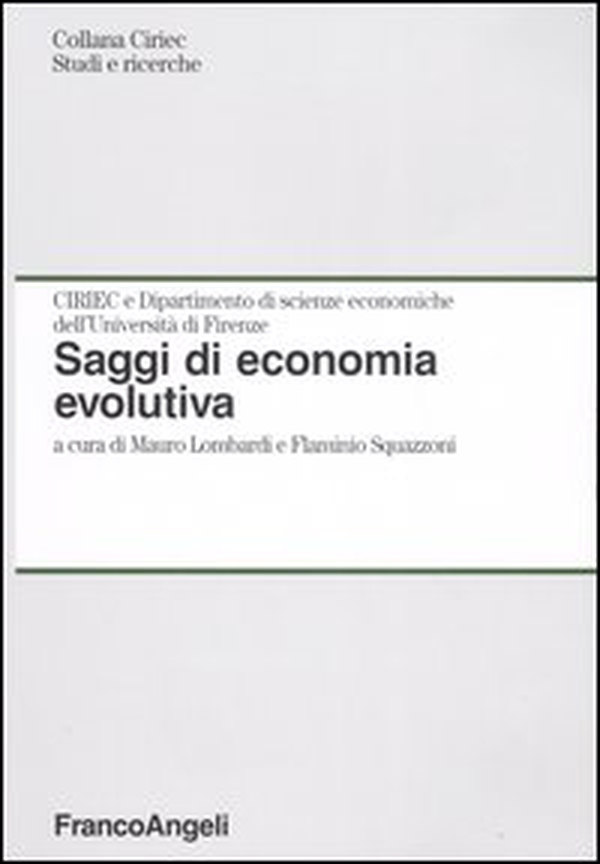 Saggi di economia evolutiva - Librerie.coop Saggi di economia evolutiva - Librerie.coop