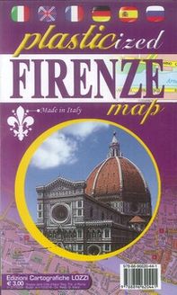 Firenze. Plasticized map - Librerie.coop