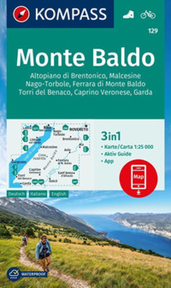 Cartina escursionistica n. 129 Monte Baldo - Librerie.coop Cartina escursionistica n. 129 Monte Baldo - Librerie.coop