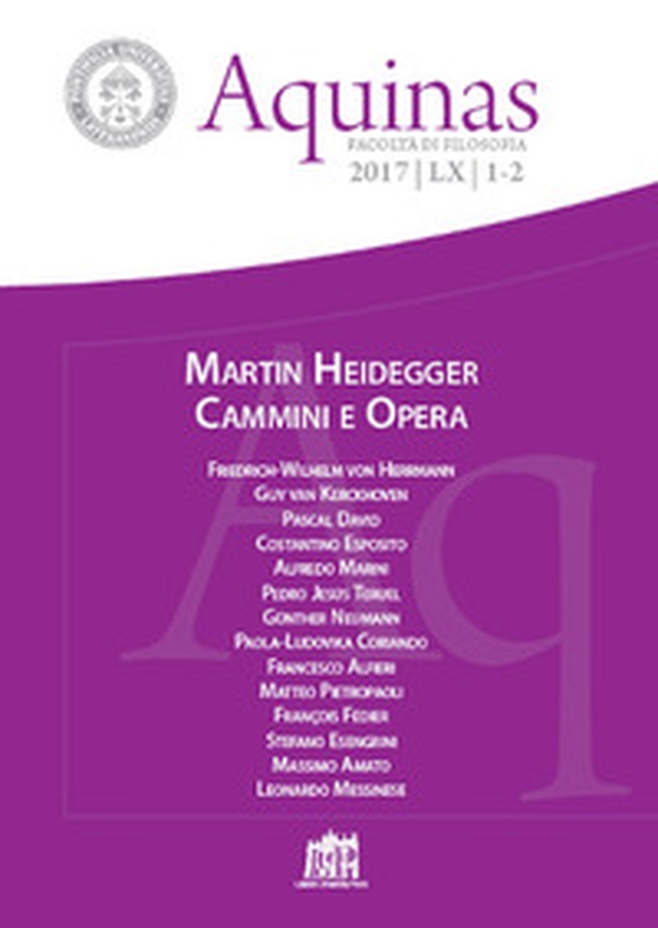 Aquinas. Rivista internazionale di filosofia - Vol. 1-2 - Librerie.coop Aquinas. Rivista internazionale di filosofia - Vol. 1-2 - Librerie.coop