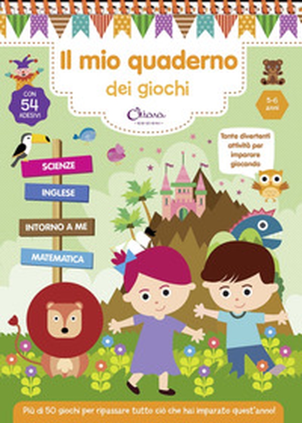 Il mio quaderno dei giochi 5/6 anni. Con adesivi - Librerie.coop Il mio quaderno dei giochi 5/6 anni. Con adesivi - Librerie.coop