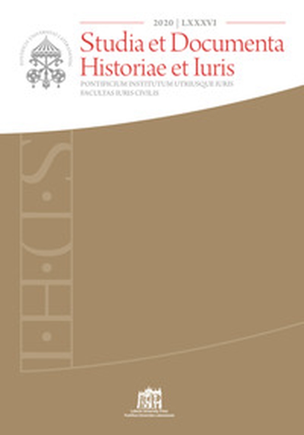 Studia et documenta historiae et iuris - Librerie.coop Studia et documenta historiae et iuris - Librerie.coop