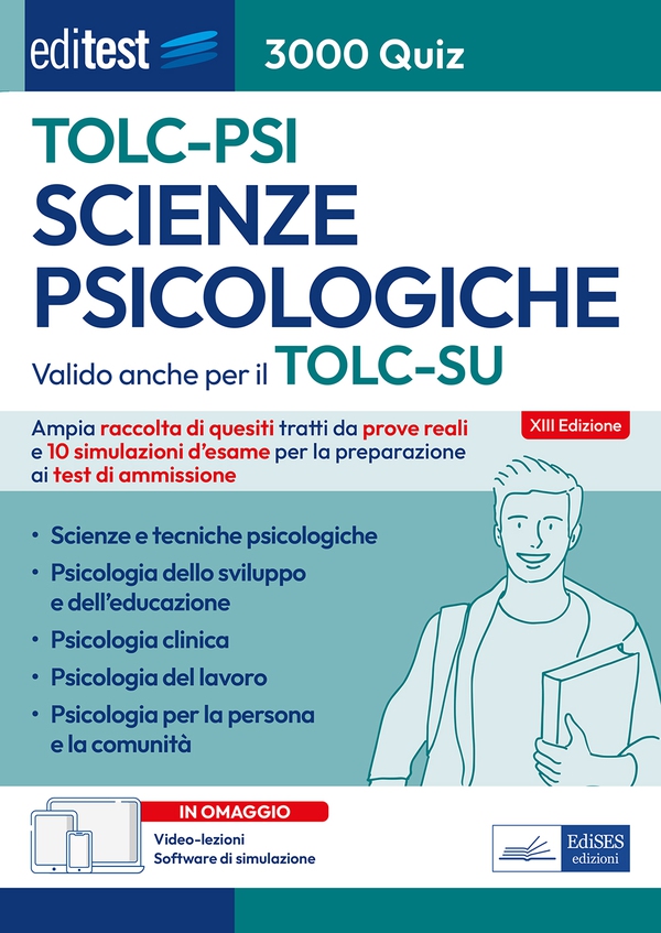 EBOOK- Editest 3000 quiz TOLC PSI Scienze psicologiche - Librerie.coop EBOOK- Editest 3000 quiz TOLC PSI Scienze psicologiche - Librerie.coop