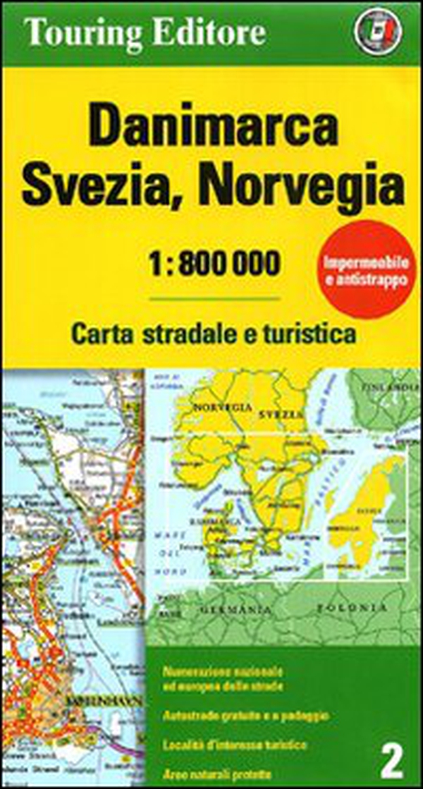Danimarca, Svezia, Norvegia 1:800.000. Carta stradale e turistica - Librerie.coop Danimarca, Svezia, Norvegia 1:800.000. Carta stradale e turistica - Librerie.coop