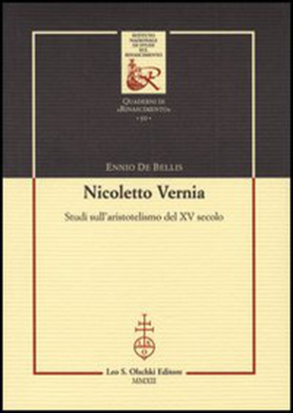 Nicoletto Vernia. Studi sull'aristotelismo del XV secolo - Librerie.coop Nicoletto Vernia. Studi sull'aristotelismo del XV secolo - Librerie.coop