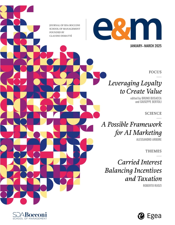 Economics & Management 1/2025 - Librerie.coop Economics & Management 1/2025 - Librerie.coop