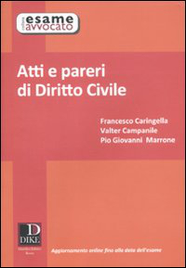 Atti e pareri di diritto civile - Librerie.coop Atti e pareri di diritto civile - Librerie.coop