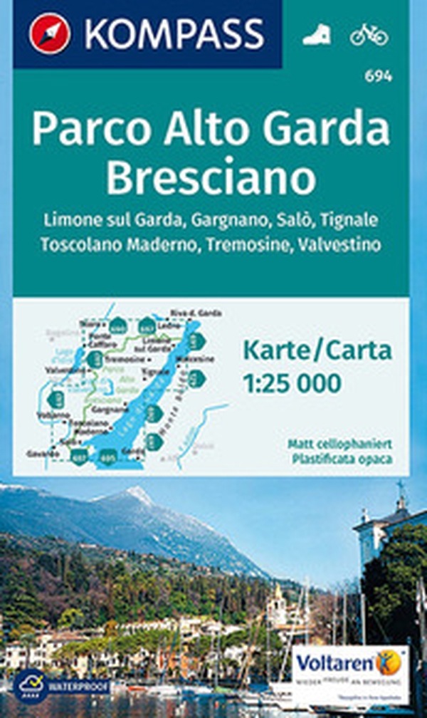 Carta escursionistica n. 694. Parco Alto Garda, bresciano 1:25.000 - Librerie.coop Carta escursionistica n. 694. Parco Alto Garda, bresciano 1:25.000 - Librerie.coop