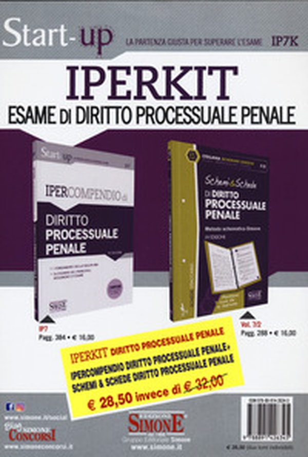 Iperkit esame di diritto processuale: Ipercompendio diritto processuale penale-Schemi & schede di diritto processuale penale - Librerie.coop Iperkit esame di diritto processuale: Ipercompendio diritto processuale penale-Schemi & schede di diritto processuale penale - Librerie.coop