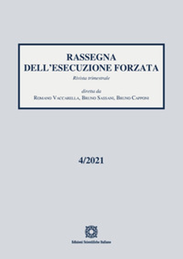 Rassegna dell'esecuzione forzata - Vol. 4 - Librerie.coop Rassegna dell'esecuzione forzata - Vol. 4 - Librerie.coop