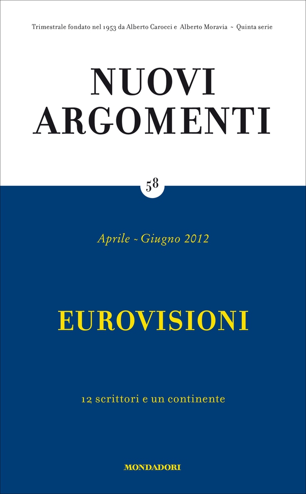 Nuovi Argomenti (58) - Librerie.coop Nuovi Argomenti (58) - Librerie.coop