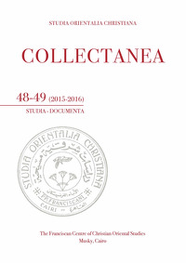 Studia orientalia christiana. Collectanea. Studia, documenta. Ediz. araba, francese e italiana - Vol. 48-49 - Librerie.coop Studia orientalia christiana. Collectanea. Studia, documenta. Ediz. araba, francese e italiana - Vol. 48-49 - Librerie.coop
