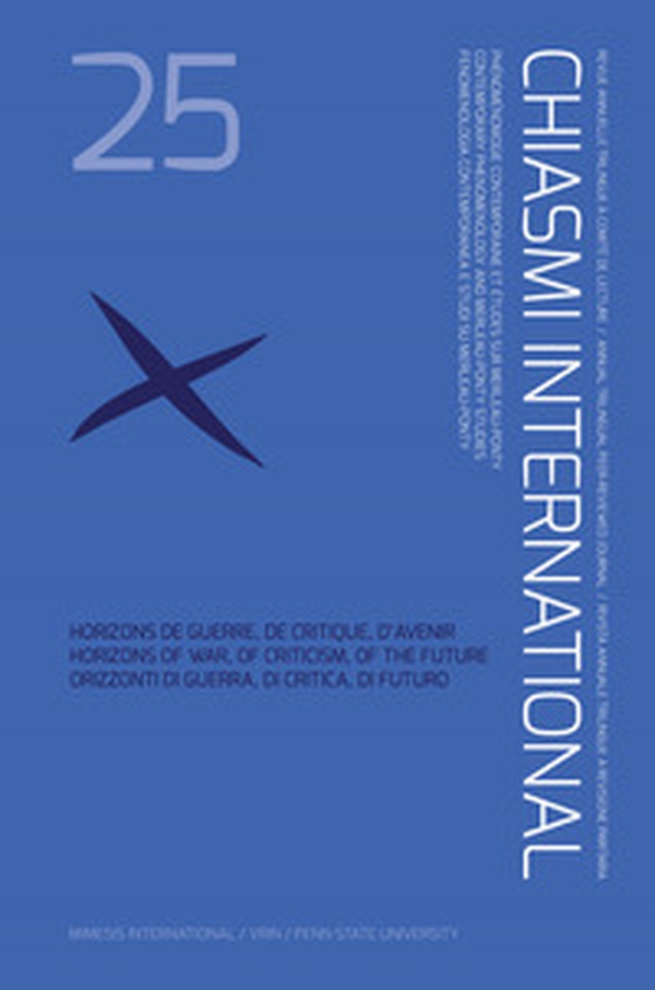 Chiasmi international - Vol. 25 - Librerie.coop Chiasmi international - Vol. 25 - Librerie.coop