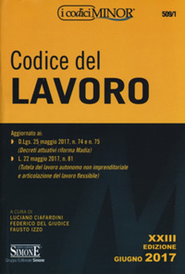 Codice del lavoro. Ediz. minore - Librerie.coop Codice del lavoro. Ediz. minore - Librerie.coop