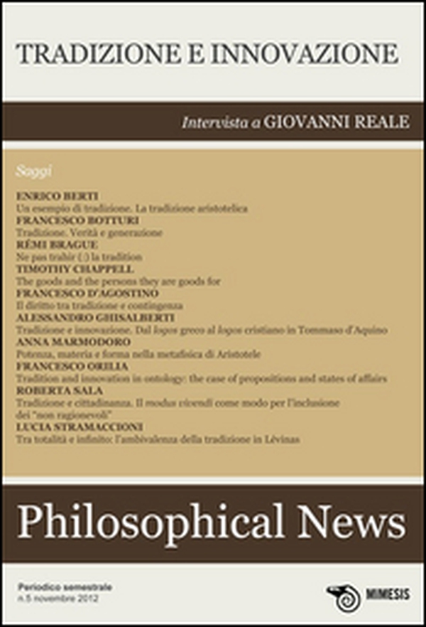 Philosophical news - Vol. 5 - Librerie.coop Philosophical news - Vol. 5 - Librerie.coop