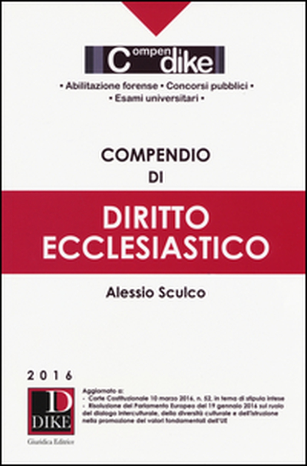 Compendio di diritto ecclesiastico - Librerie.coop Compendio di diritto ecclesiastico - Librerie.coop