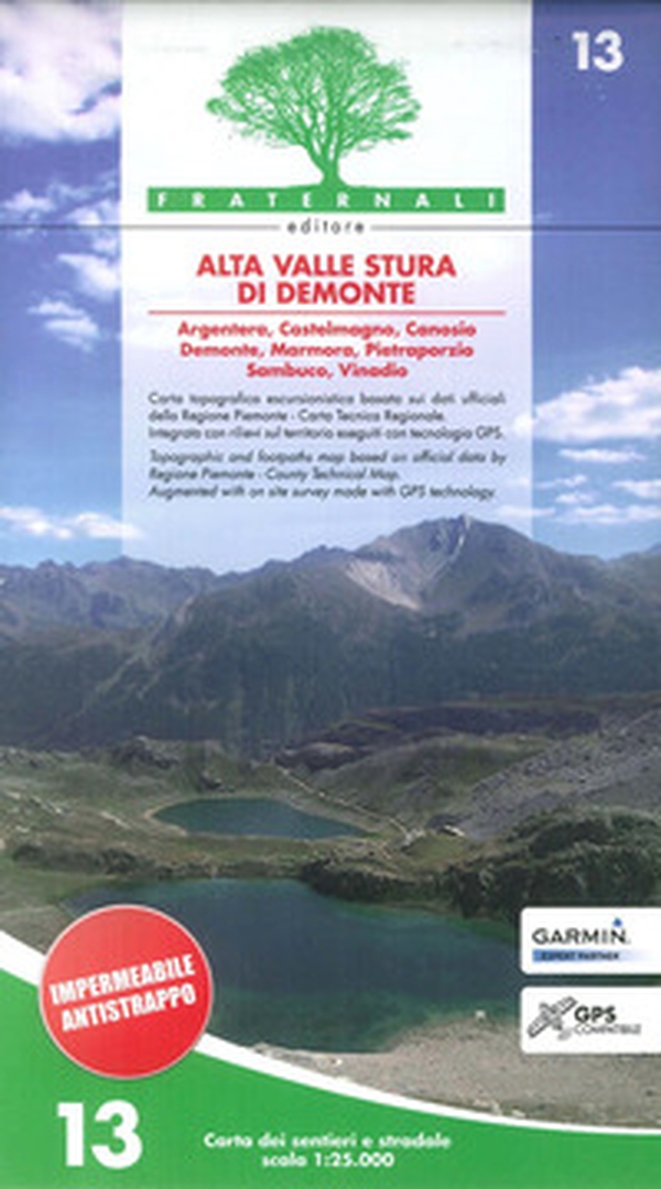 Carta n. 13. Alta valle Stura di Demonte - Librerie.coop Carta n. 13. Alta valle Stura di Demonte - Librerie.coop