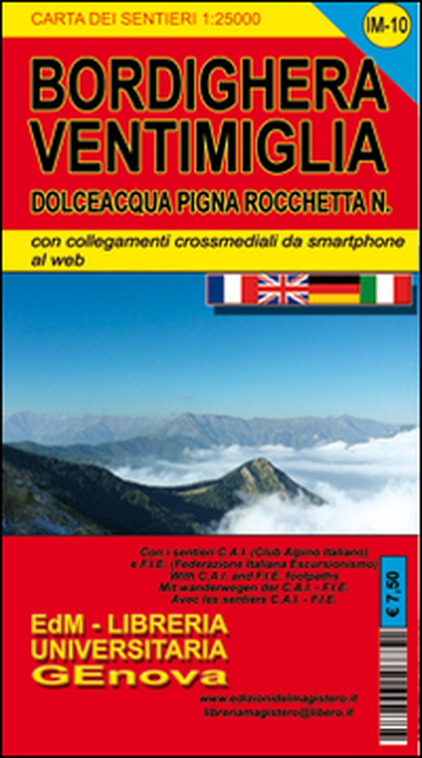IM-10 Bordighera. Carte dei sentieri di liguria - Librerie.coop IM-10 Bordighera. Carte dei sentieri di liguria - Librerie.coop