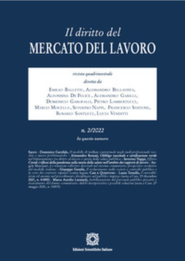 Il diritto del mercato e del lavoro - Vol. 2 - Librerie.coop Il diritto del mercato e del lavoro - Vol. 2 - Librerie.coop