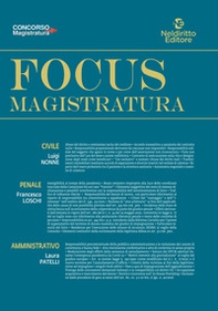 Focus magistratura. Concorso magistratura 2022: Civile, penale, amministrativo - Librerie.coop