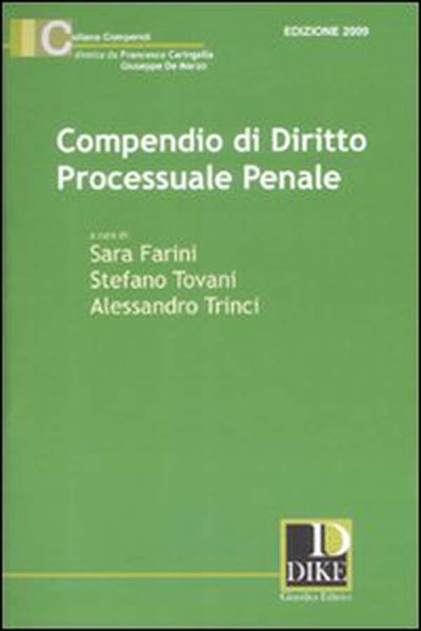 Compendio di diritto processuale penale - Librerie.coop Compendio di diritto processuale penale - Librerie.coop