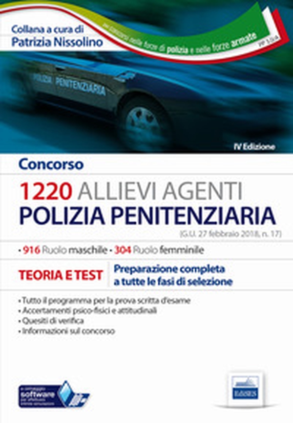 Concorso 1220 allievi agenti polizia penitenziaria. Preparazione completa a tutte le fasi di selezione - Librerie.coop Concorso 1220 allievi agenti polizia penitenziaria. Preparazione completa a tutte le fasi di selezione - Librerie.coop