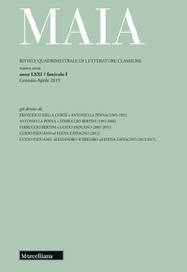 Maia. Rivista di letterature classiche - Librerie.coop Maia. Rivista di letterature classiche - Librerie.coop