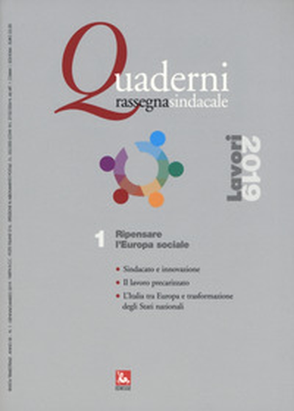 Quaderni rassegna sindacale - Vol. 1 - Librerie.coop Quaderni rassegna sindacale - Vol. 1 - Librerie.coop