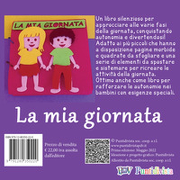 La mia giornata. libro in feltro - Librerie.coop La mia giornata. libro in feltro - Librerie.coop
